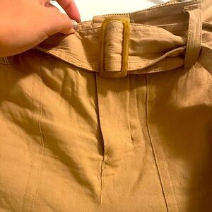 Vince cropped belt cargo pants